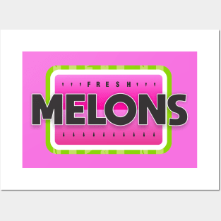 Fresh Melons Posters and Art